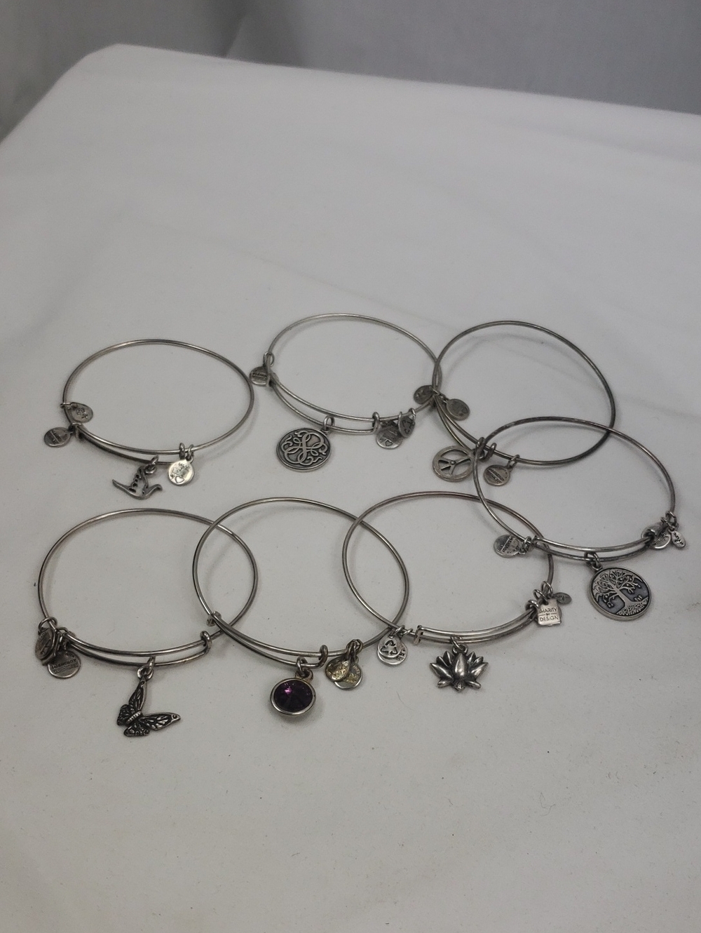 Alex & Ani Bracelets Lot Of 7